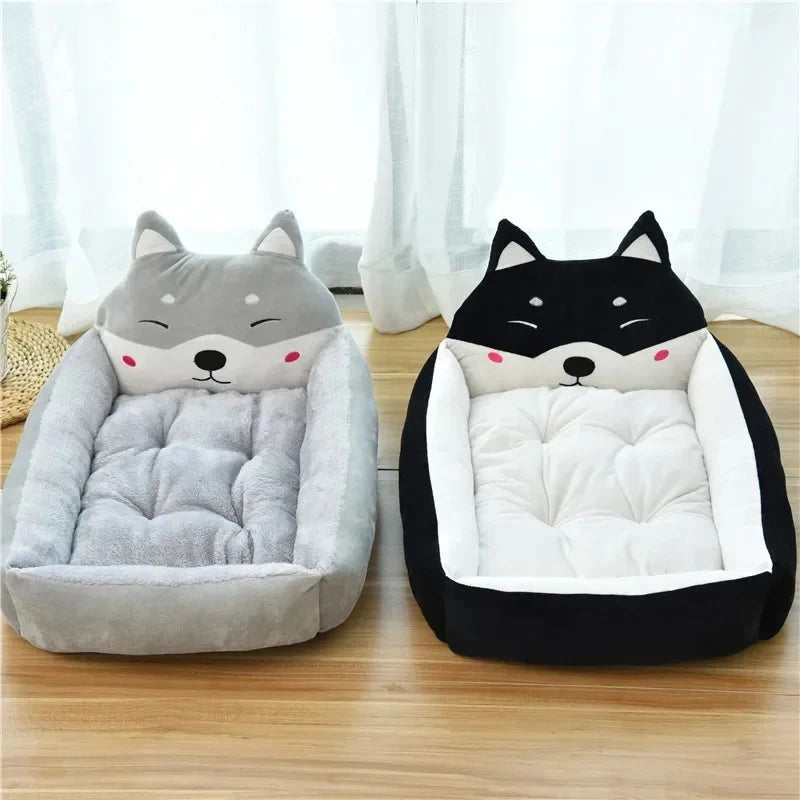 Dog Beds for Small Dogs Bed Large Pets Accessories Pet Products Cats Puppy Mat Medium Supplies Sofa Blanket Big Kennel Cushion - Dogy