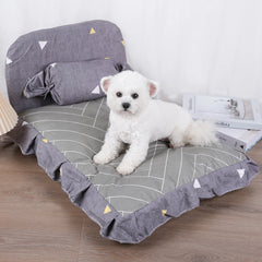 Small Dog Bed Puppy Beds Cats Big Cushion Accessory Bedding for Dogs Breeds Basket Accessories Sofa Large Kennel Baskets Pet Mat - Dogy