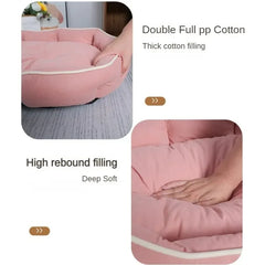 Dog Sofa Big Bed Pets Dogs Accessories Small Breeds Accessory Bedding Pet Supplies Cushions Mat Bad Blanket Cushion Fluffy Puppy - Dogy