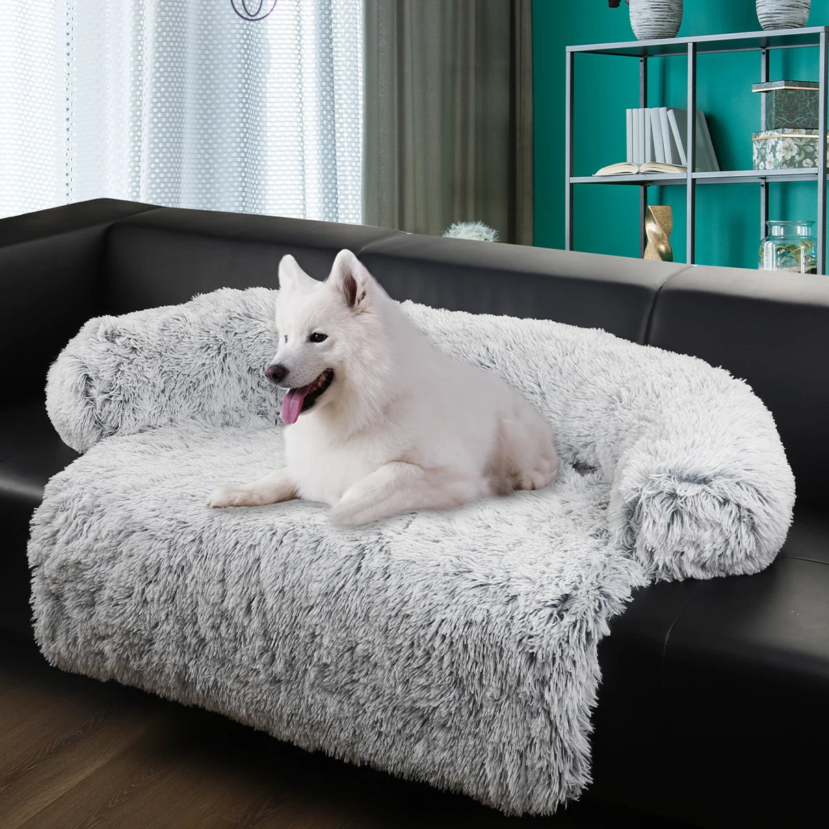 Dog Mat Pet Bed Plush Beds for Dogs Washable Fluffy Large Basket Medium & Furniture Kennel Accessory Cats Small Accessories Warm - Dogy