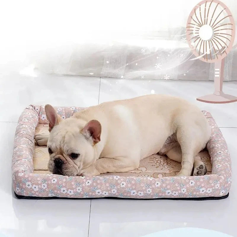 Pet Bed for Dog Cooling Accessories Puppy Baskets Supplies Large Beds Mat Pets Products Dogs Accessory Bedding Sofa Cats Medium - Dogy