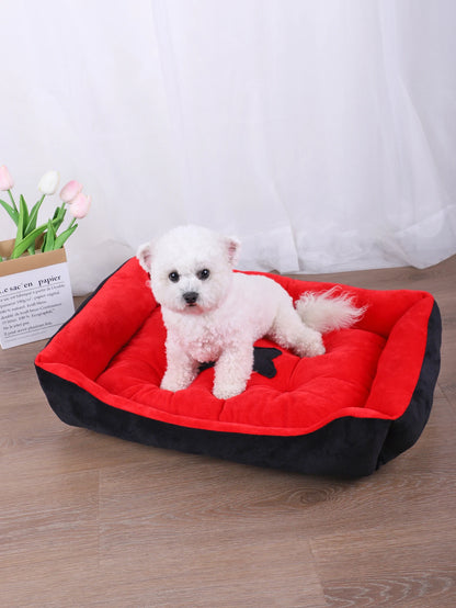 Dog Pet Bed Medium Beds for Dogs Accessory Warm Accessories Pets Large Puppy Washable Mat Plush Big Small Basket Supplies Kennel - Dogy