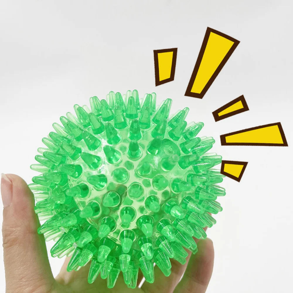 Bite Resistant Pet Chew Ball Toys for Small Large Dogs Elastic Buoyant Squeaky Puppy Big Dog Toy Border Shepherd Collie Supplies Dogy