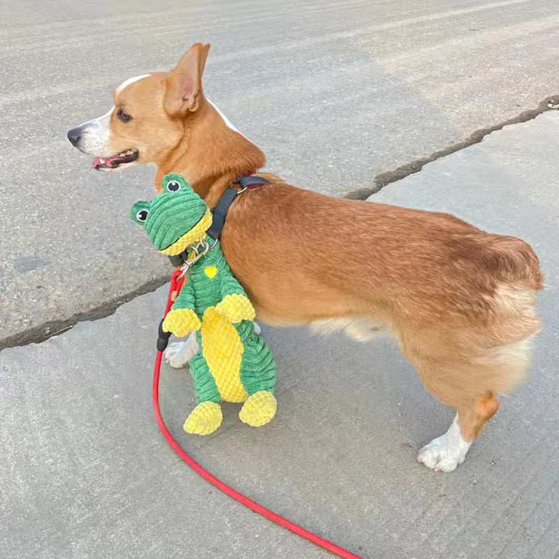 Plush Animals Shape Pet Dog Chew Dinosaur Toys for Dogs Squeaky Small Big Dog Toy Clean Teeth Puppy Supplies juguetes para perro Dogy