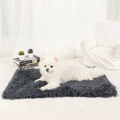 Dog Blanket Pet Bed Warm Beds for Dogs Medium Supplies Accessories Kennel Small Cats Large Basket Washable Puppy Plush Mat - Dogy