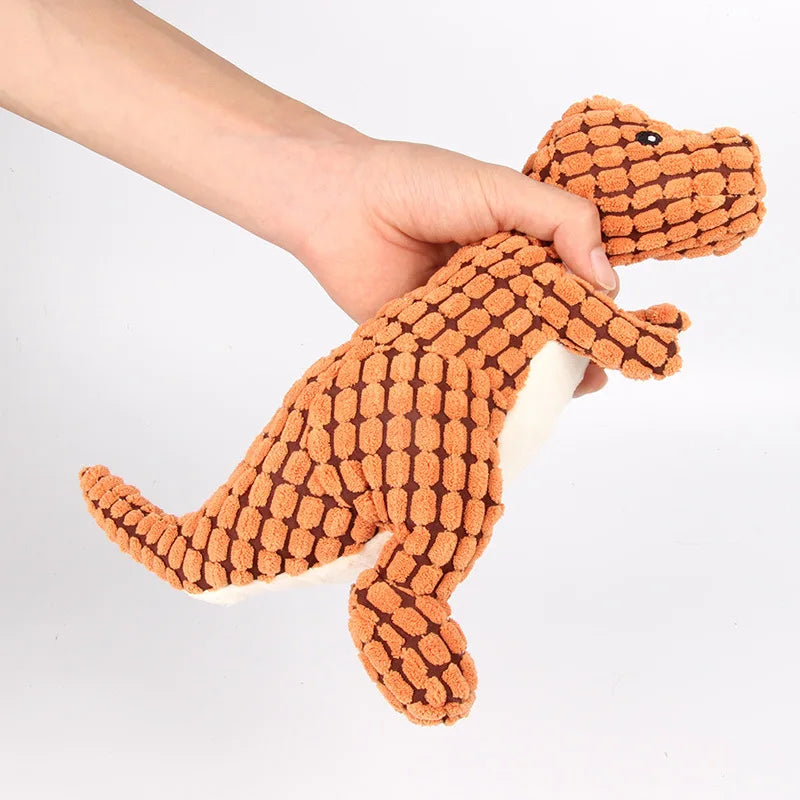 Plush Animals Shape Pet Dog Chew Dinosaur Toys for Dogs Squeaky Small Big Dog Toy Clean Teeth Puppy Supplies juguetes para perro Dogy