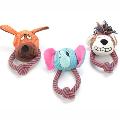 Stuffed Pet Squeaky Toy for Small Dogs Bite Resiatant Puppy Dog Cat Chew Toys Teeth Clean mascotas Supplies juguetes para perros - Dogy